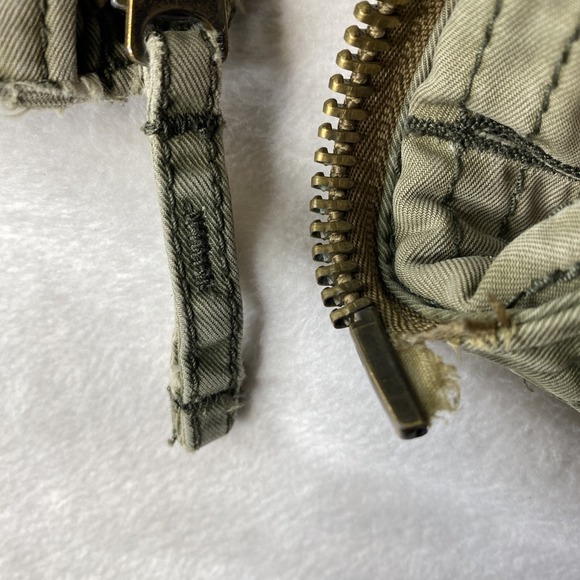 Abercrombie Fitch Sentinel Jacket Mens M Large Athletic Fit Green Camo Military - Picture 4 of 16